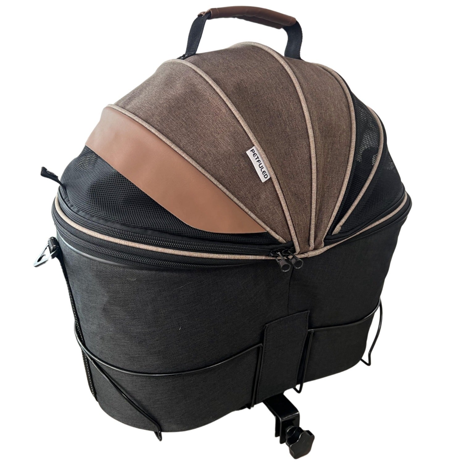 Pet Foldable Canvas Rear-Seat Carrier Bag